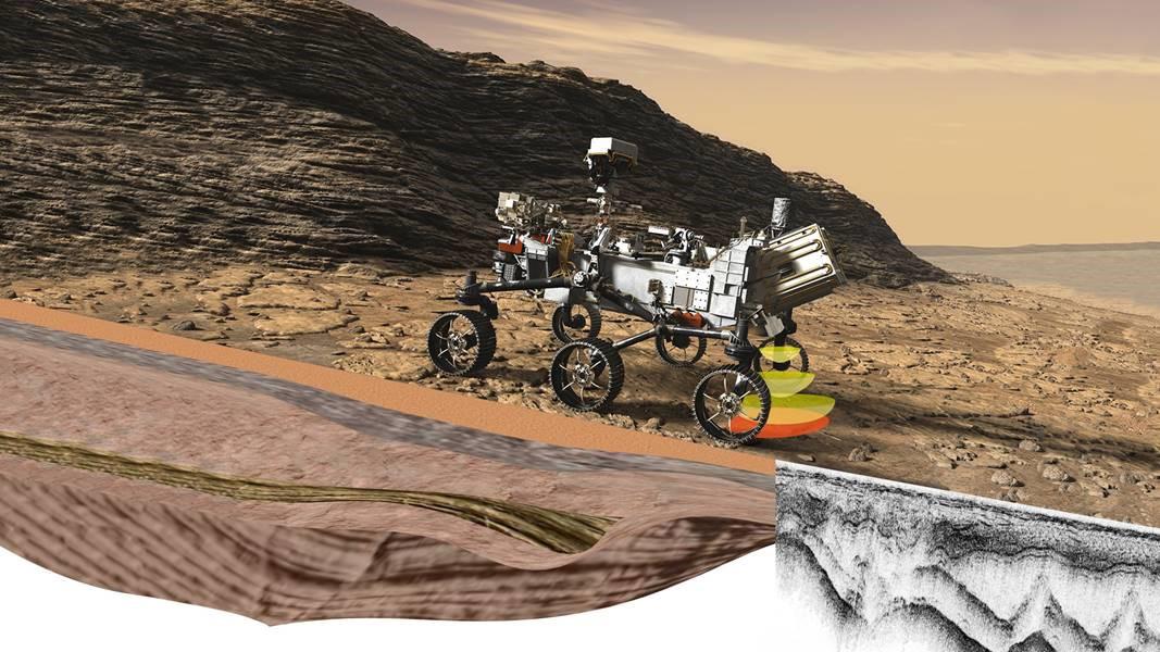 NASAs Perseverance Mars Rover (@NASAPersevere) on Twitter photo 2020-10-08 22:29:56 Im getting closer to Mars. Once there, I will use my “radar eyes” to see what’s beneath the surface. My ground-penetrating radar can see at least 30 feet (10 meters) down to help search for signs of past microbial life. #CountdownToMars More on RIMFAX: go.nasa.gov/30Np7MD Im getting closer to Mars. Once there, I will use my “radar eyes” to see what’s beneath the surface. My ground-penetrating radar can see at least 30 feet (10 meters) down to help search for signs of past microbial life. #CountdownToMars More on RIMFAX: go.nasa.gov/30Np7MD