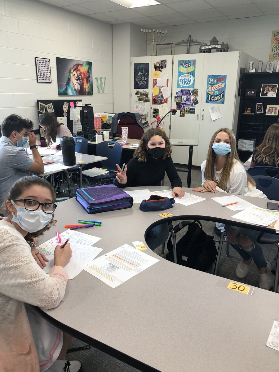 BrittnayWeikel's tweet photo. Students discussed the author’s purpose for writing “Why is Fear Fun?” before collaborating on a well-developed short answer response. I loved hearing their thoughts as they were writing! 🤗 #fearisfun #lionslearning @oakhillslions @ela8_ohjh https://t.co/dNnDS9TUN1