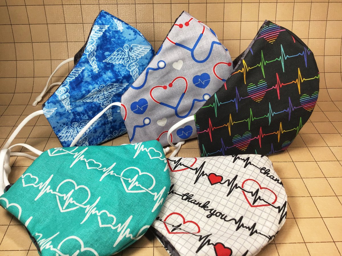 Added some new fabrics to the Heart Beat selection on our #etsy shop: Heart Beat Face Mask etsy.me/3nEnhYz #elastic #no #fitted #adult #facemask #washablefacemask #adultfacemask #adjustableelastic #nursingschool