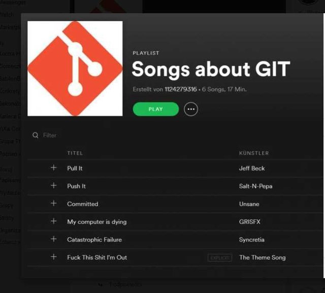 code_memez's tweet photo. songs about GIT....!

#github #gitmeme #programming #programmer #programmersday #programmingmemes #developers #developersmeme #code #codingmemes #coding #codememes #memes #memesdaily https://t.co/jyYmf4vQPw
