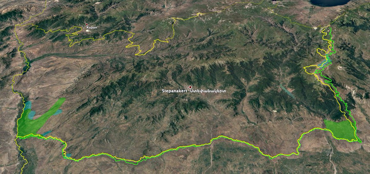 A couple changes:-September 27 Azeri MoD claim of taking Murovdag peak-October 8 geolocation in no man's land southeast of Horadiz, plus the Horadiz claim by Azeri MoD