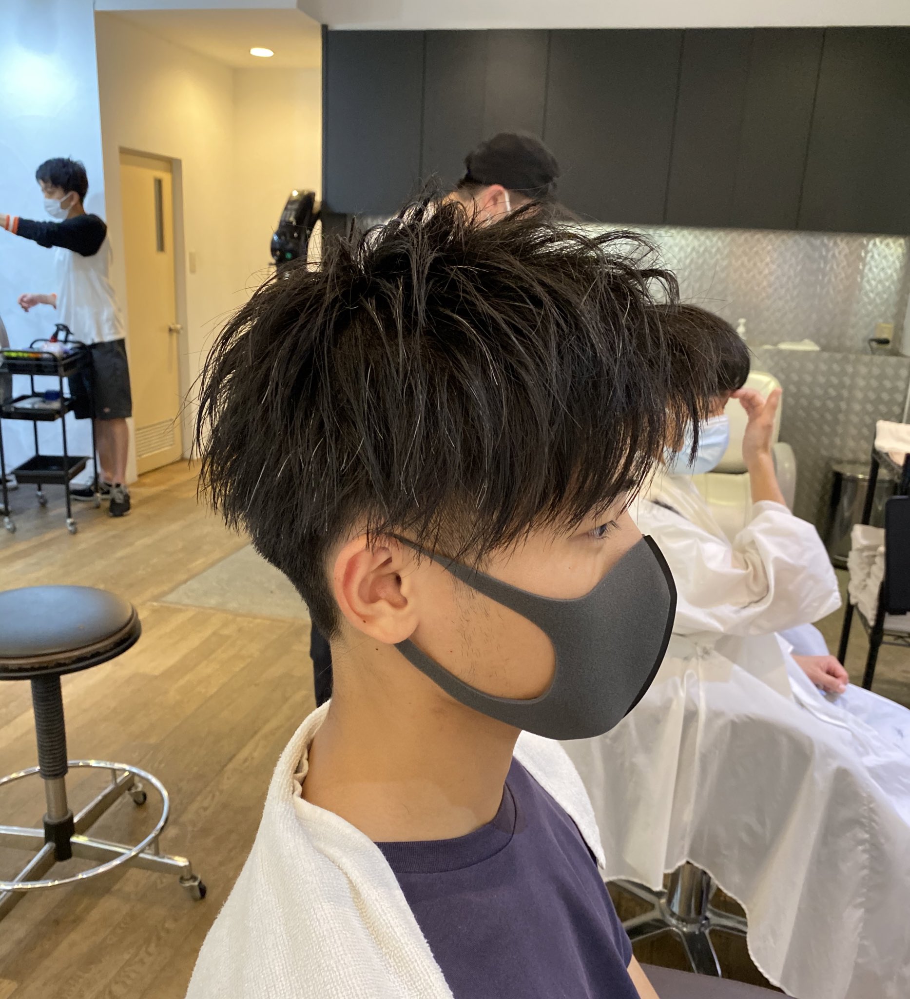 千葉凌平 アイロン使わずにドライとワックスだけでカッコよくなれちゃいます Percut Percutwax Menshair パーカット メンズヘア ストレート ストレートパーマ 前髪ストレート 縮毛矯正 縮毛矯正メンズ 髪型 ヘアスタイル ヘアカタログ メンズ