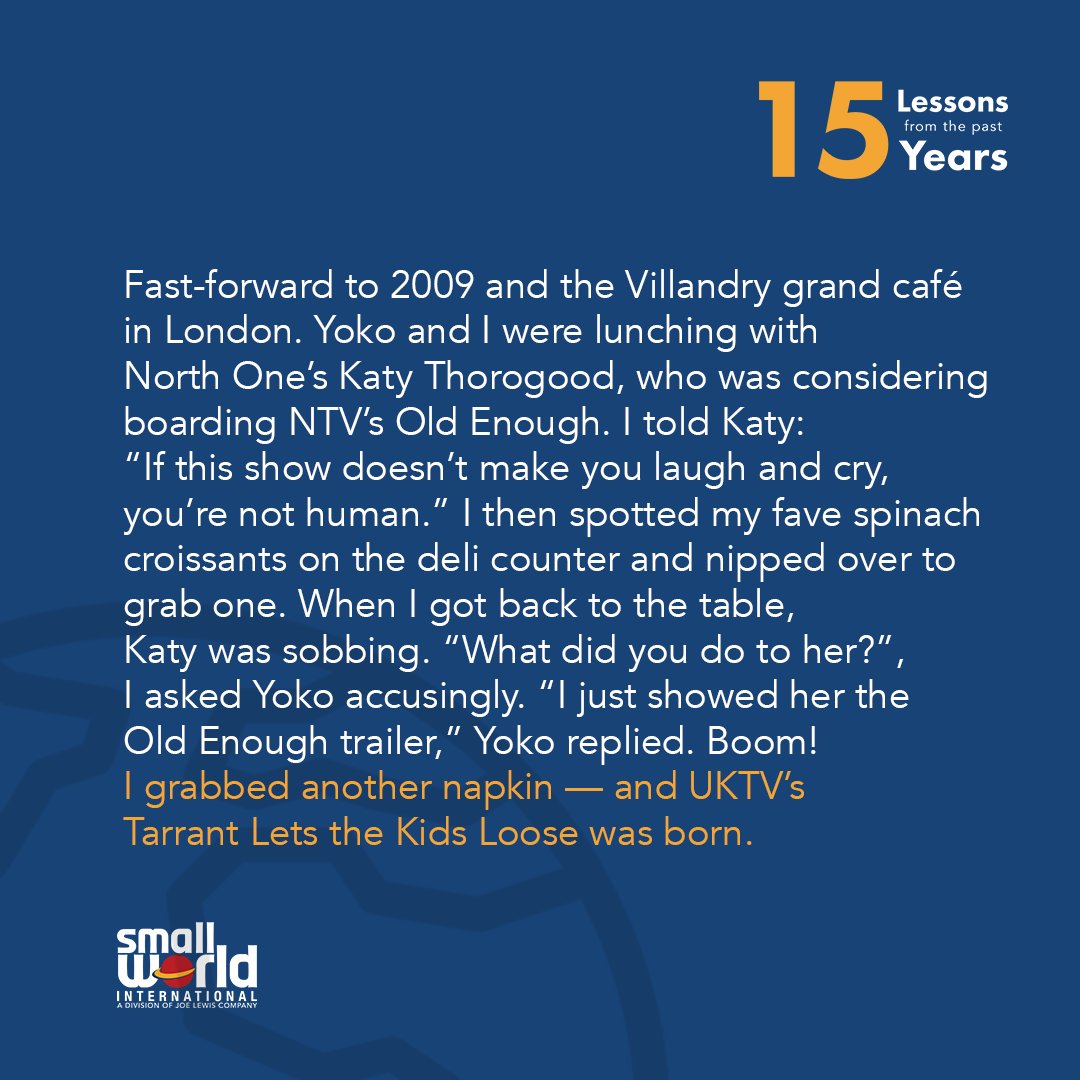 To end #throwbackthursday here's the latest lesson from Tim with a few stories from the past. Lesson 5: Always carry a cocktail napkin.