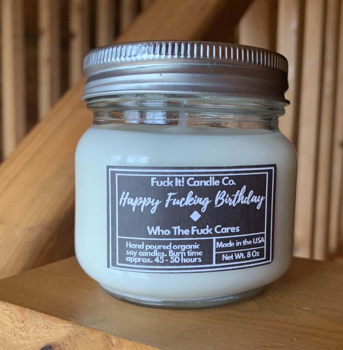 A gift that’s perfect for anyone! #happybirthday #gift #gaggift #fuck #soy #soycandles #etsy #etsyshop @FuckCandle Etsy.com/shop/fckitcand…