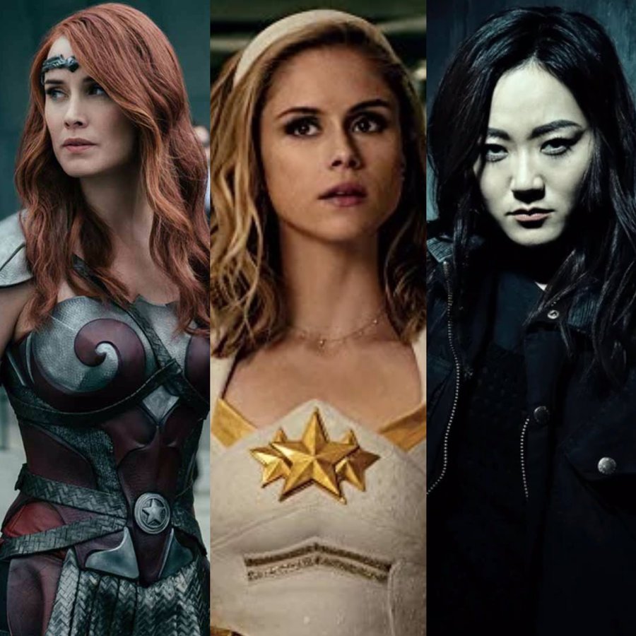 The formidable lineup of female superheroes in The Boys.