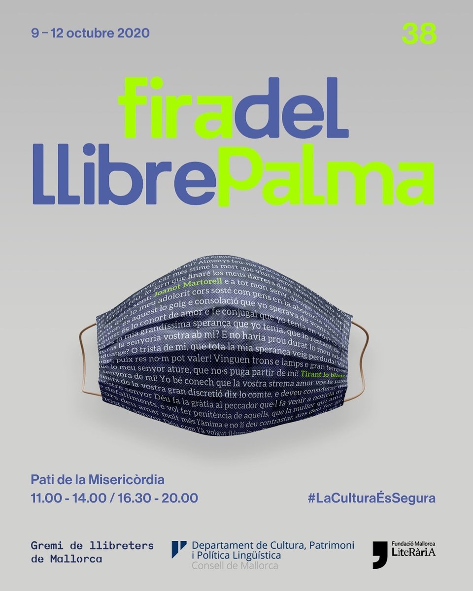 llibreters's tweet photo. 📣 Aquí teniu les activitats de la #firallibrepalma 👉🏼 https://t.co/gBvXxi6wYq

Amb 10 llibreries @LlDracMagic @QuartCreixent  @ratacorner @ECaramulls @FinisAfricaeLEd @embatllibres @UniversdelComic   @abacuscoop Ínsula Literària  i   Llibres Ramon Llull

#LaCulturaEsSegura https://t.co/9OplRx2YQX
