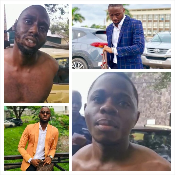 HermithPika's tweet photo. #KIN: La Police criminelle a réussi à mettre la main sur Plamedi Masumba et Isaac Bondjuku, habitants Cité Maman Mobutu, Villa 714, dans la Commune de Mont-Ngafula. 
Ils ont avoué leur pratique de vol des véhicules en anéantissant le chauffeur avec des teasers.
Bravo à la Police. https://t.co/kSO8D257DA