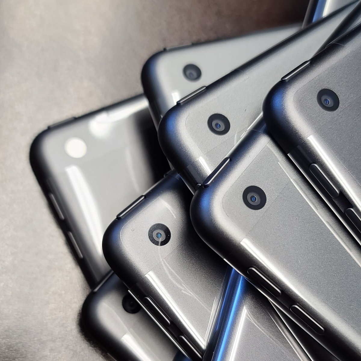 Viewing things from a different angle. These are ipads.