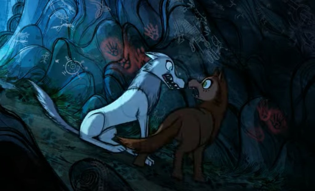 goldenlarks's tweet photo. Sorry I've been freaking out about the wolf movie that we have two minutes of content from I just. Look https://t.co/YSFF7iZOYD