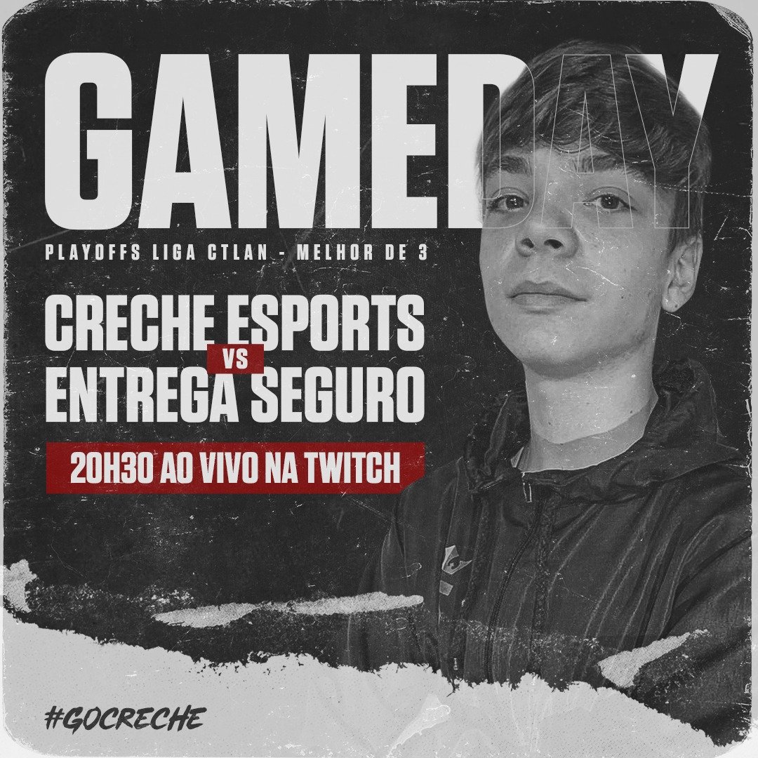 CrecheEsports's tweet photo. . @CrecheEsports nas QUARTAS DE FINAL no campeonato da CTLAN.

🆚Entrega Seguro
🕒20:30 (AGORA)

📺Acompanhe ao vivo na stream oficial:
https://t.co/wD52vY9xL6
 
📺Stream dos players:
https://t.co/6o2oRsnKkH
https://t.co/bAEnGXqQU3
https://t.co/o5JmHEJifN https://t.co/rGoy219Psx