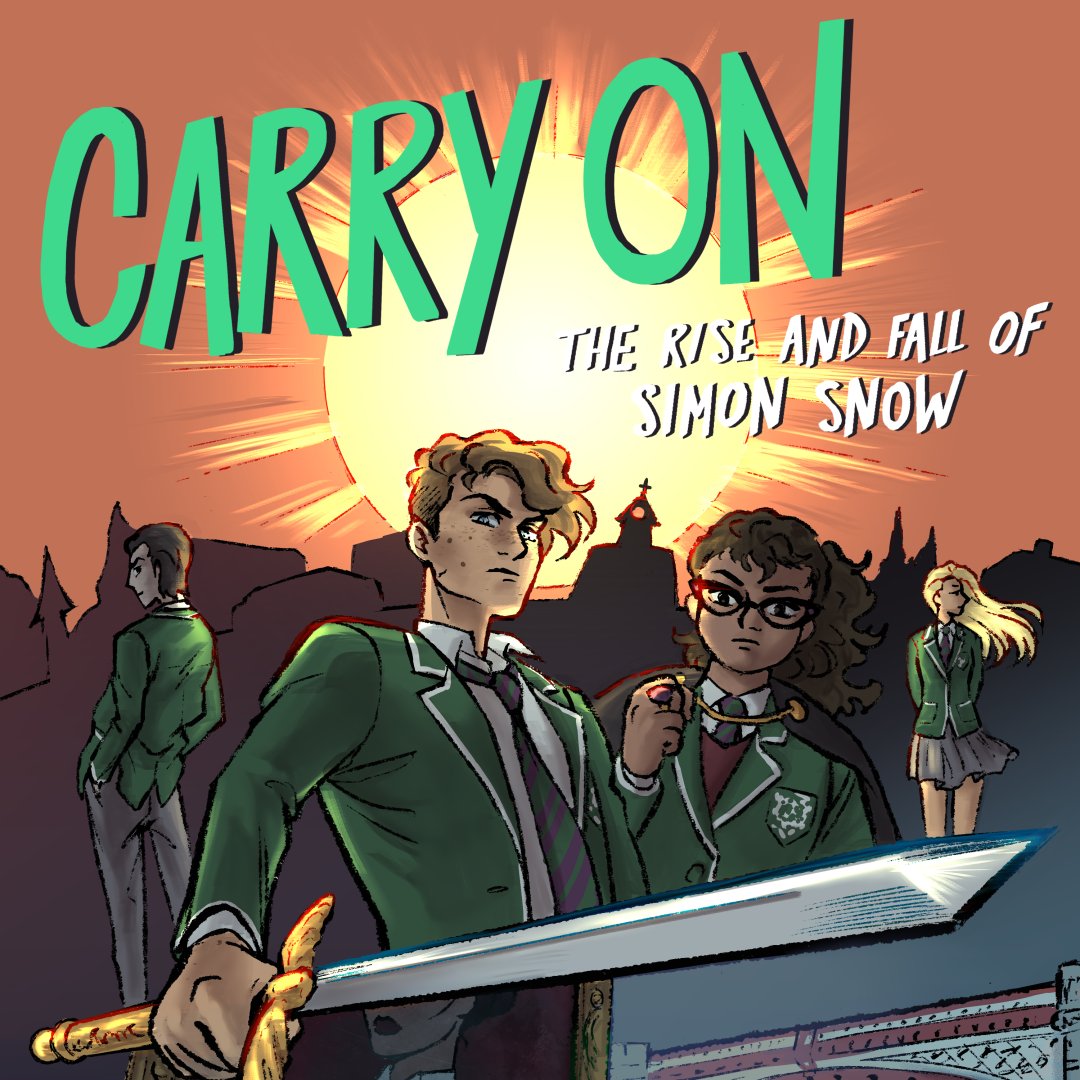 TEAMatelierMUSE's tweet photo. Full piece and the first 3 crops of my Carry On anniversary illustration
#carryon #simonsnowtrilogy #simonsnow #bazpitch #snowbaz https://t.co/Wmjb8BU3wX