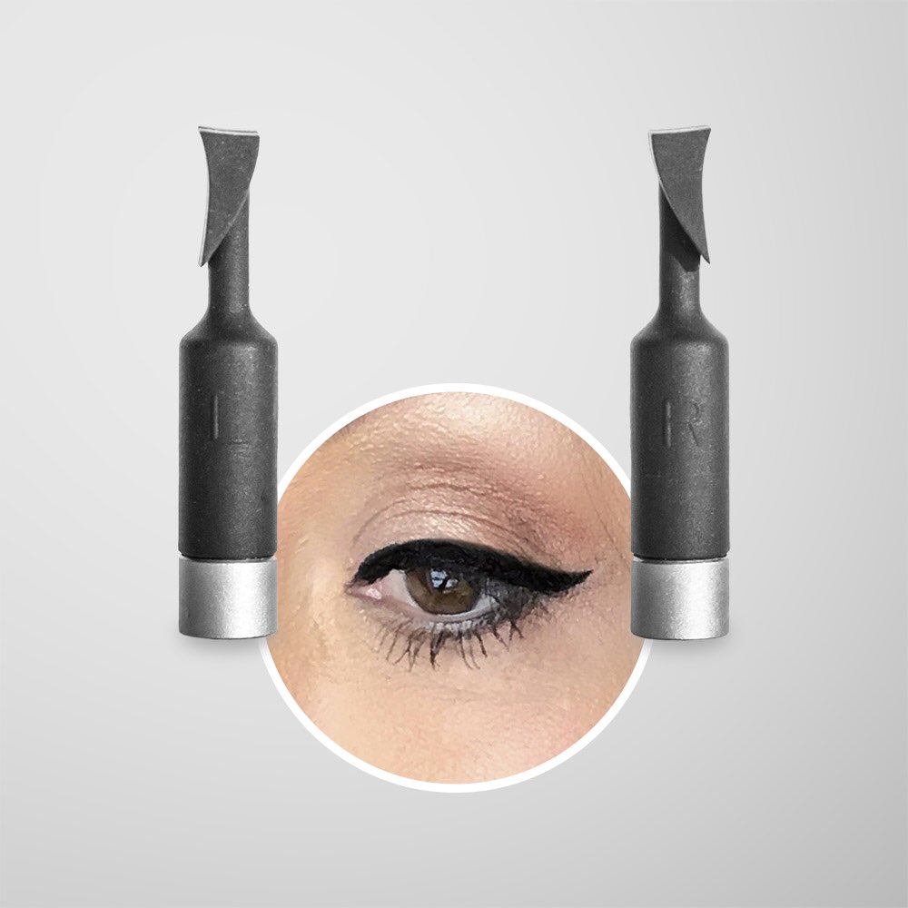CatEyesByRaque1's tweet image. This is Marlo. She is smart and whimsical. You can tell Marlo by the grey aluminum band around the bottom and her curves 
#wingedlinertutorial #cateyes #cateyeliner #cateyetutorial #cateyekittens #wingedliner #makeuptrends #makeup #cateyelinerstamp #wingedeyeliner #makeuptools