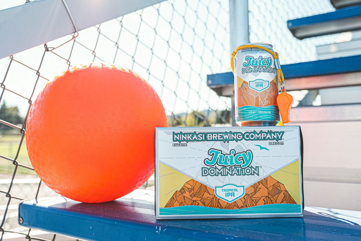 Previously a G.O.A.T. Pack exclusive, we're excited to announce the launch of Juicy Domination Tropical IPA in its own 6-pack, on shelves now. Stay tuned or something fun coming this weekend. Any guesses as to what we're up to?
#pnwbeer #juicydominatiosports #ninkasibrewing https://t.co/ZUNy1cefAG