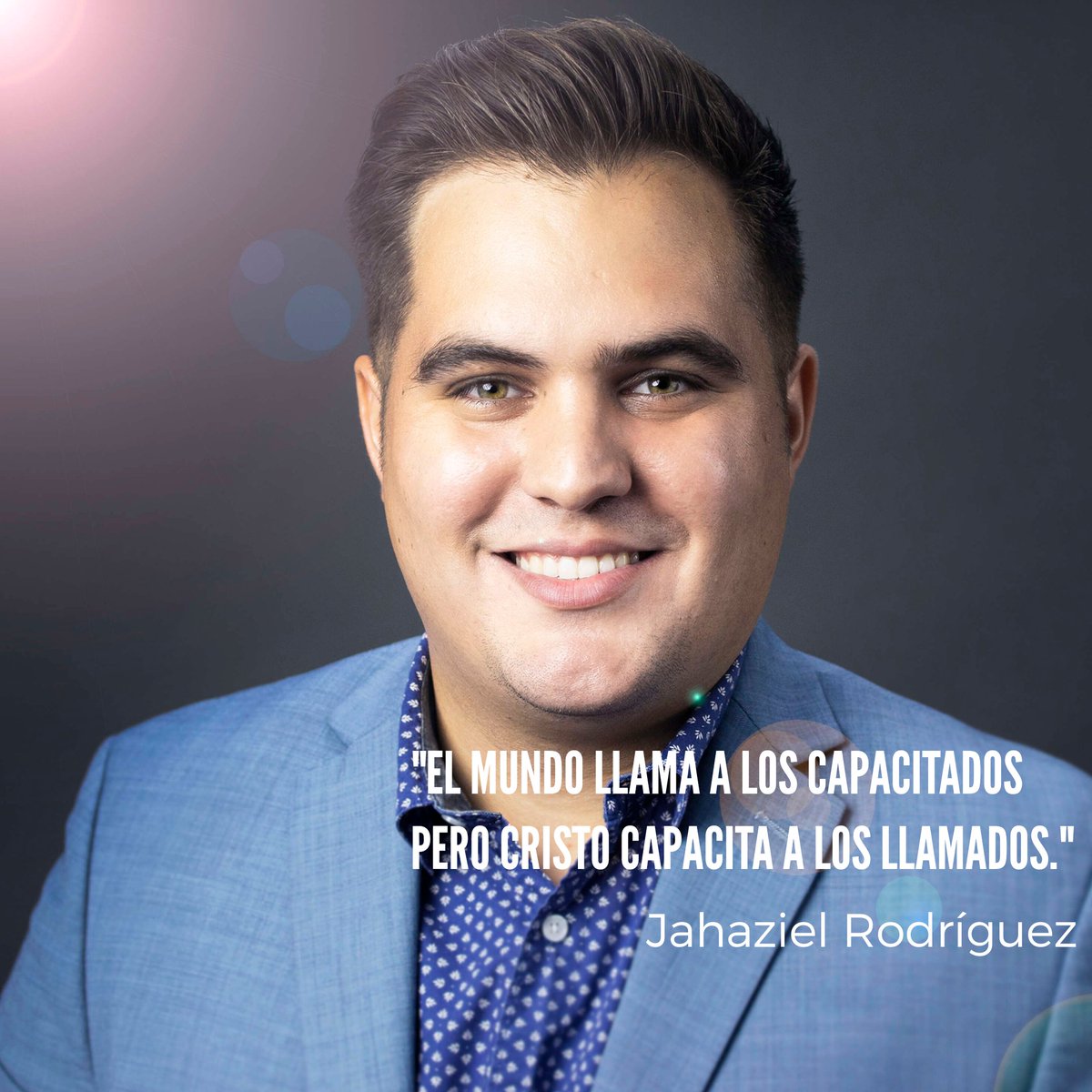 Les comparto esta frase de Jahaziel Rodríguez que me encantó:

"El mundo llama a los capacitados pero Cristo capacita a los llamados." 🙏🏼.

Jesús nunca nos abandona.