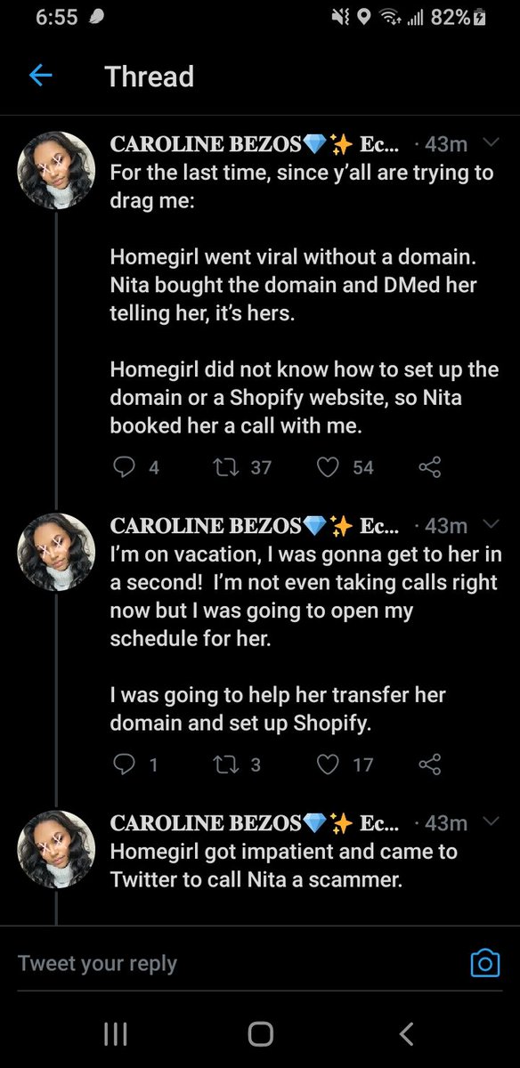 So because you weren't sweet & nice with two strangers that are possibly scamming you.Stranger 2 decides to punjsh you and do what?SCAM YOU AND YOUR BUSINESS!And has the nerve to be proud about trying to scam you when she admitted she was late on communicatingA WHOLE STRANGER