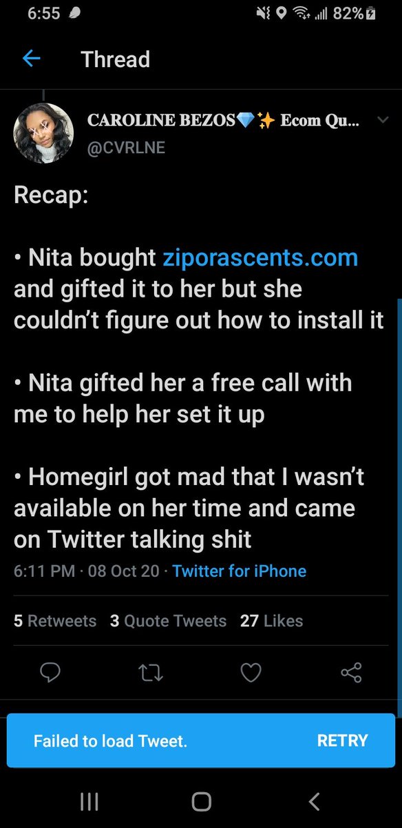 So because you weren't sweet & nice with two strangers that are possibly scamming you.Stranger 2 decides to punjsh you and do what?SCAM YOU AND YOUR BUSINESS!And has the nerve to be proud about trying to scam you when she admitted she was late on communicatingA WHOLE STRANGER