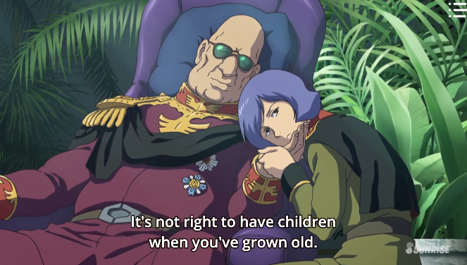 The anime makes it seem like Garma is mostly alright with Degwin's bizzare way of expressing affection, while Garma in the manga is more clearly conflicted.