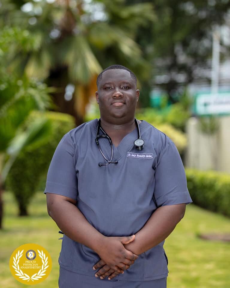 GAS_GHA's tweet photo. Dr Joojo Nyamekye Baidoo enjoys soccer and has a firm belief that healthcare delivery has to be on target,time bound and efficient.He maintains his work ethics of hard work, dedication and compassion. His motivation “Non Sibi sed Omnibus” which means not for myself but for all💙 https://t.co/wPEJmadBfU