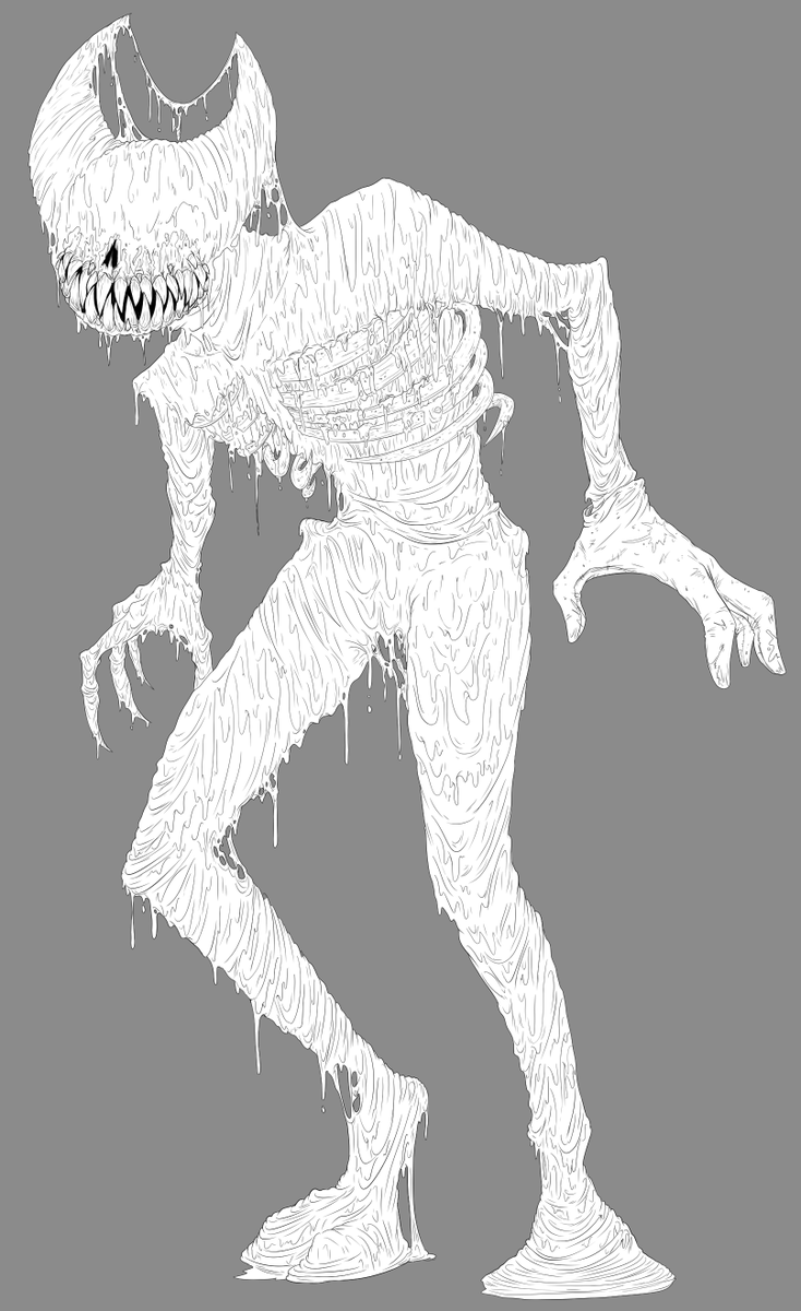 Metallicartist's tweet photo. Inktober day 8 Bendy the drippy demon. #inktober #ink #digitalart #art #Bendyandtheinkmachine #Batim #BENDY https://t.co/MoL5KRkZWH