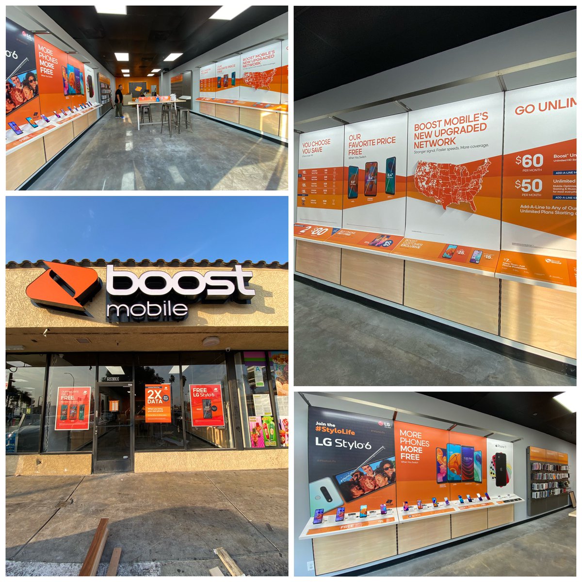 And just like that another new #boostmobile 4.0 location ready for business. Welcome to G Mobile #13 in Maywood, CA 🙌🏼