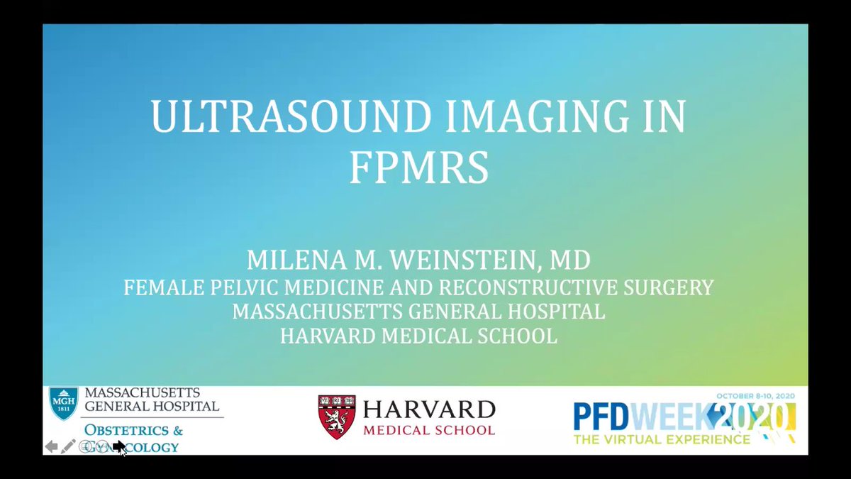 ankitaguptamd's tweet photo. Remember to tune in tomorrow at 9:35 am EST to listen to @MilenaWeinstein discuss the use of imaging in pelvic floor disorders! @FPMRS @GinaNorthington @cheryliglesia #pfdweek20 https://t.co/z5yUFG2TDB