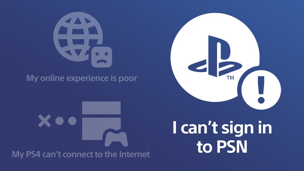 Ask PlayStation on Twitter: "Can't sign in to PSN? Use this tool to troubleshoot get back to gaming: https://t.co/okW3P4mFwC https://t.co/RopivxcM9R" / Twitter