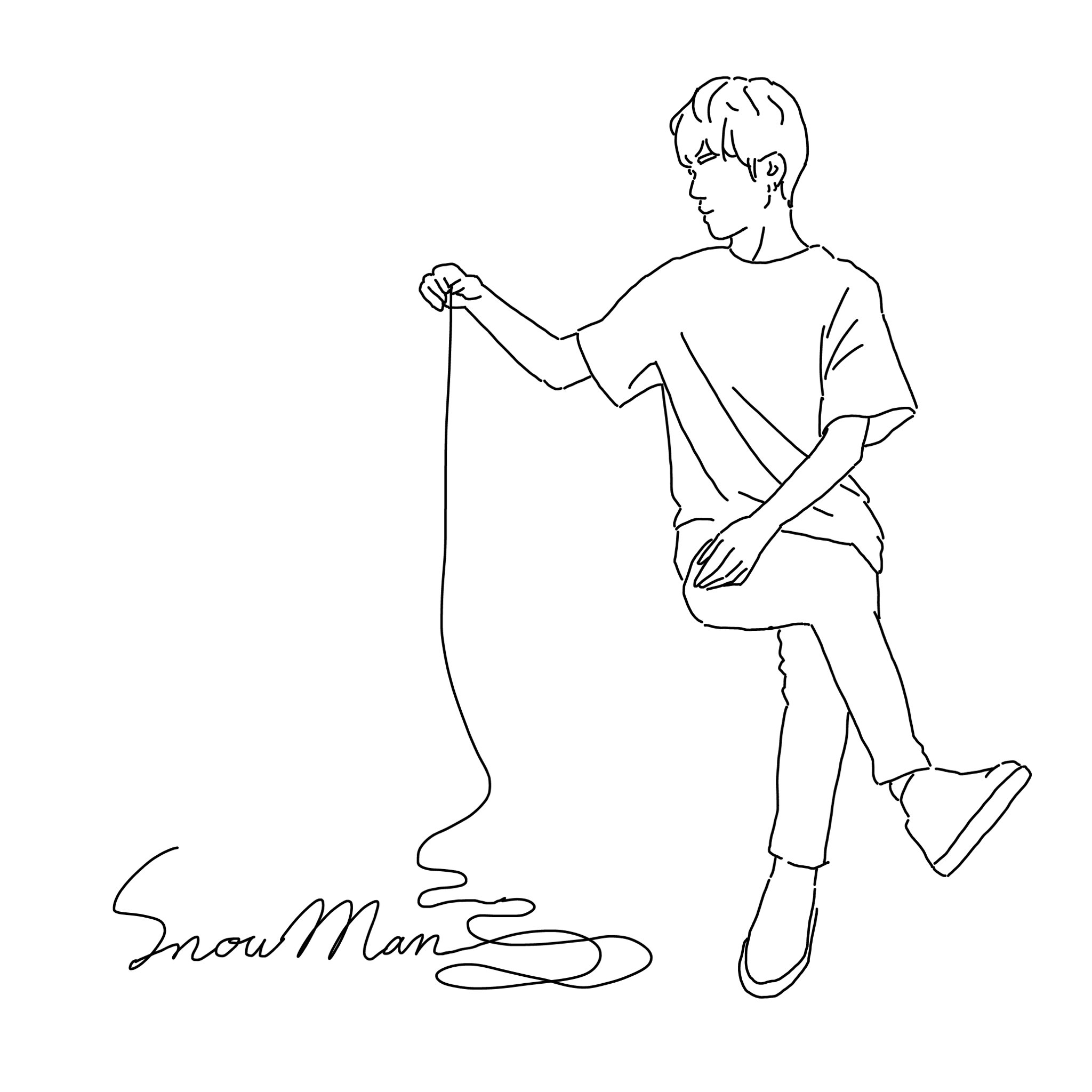 こしあん子 Snowman Snowman線画 T Co Kj2npznv7d Twitter