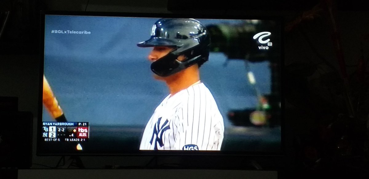 90millasA's tweet photo. @CanalTelecaribe cuarto partido de la Serie Divisional de la Liga Americana. 

#BGLxtelecaribe https://t.co/4qAX0jXka2