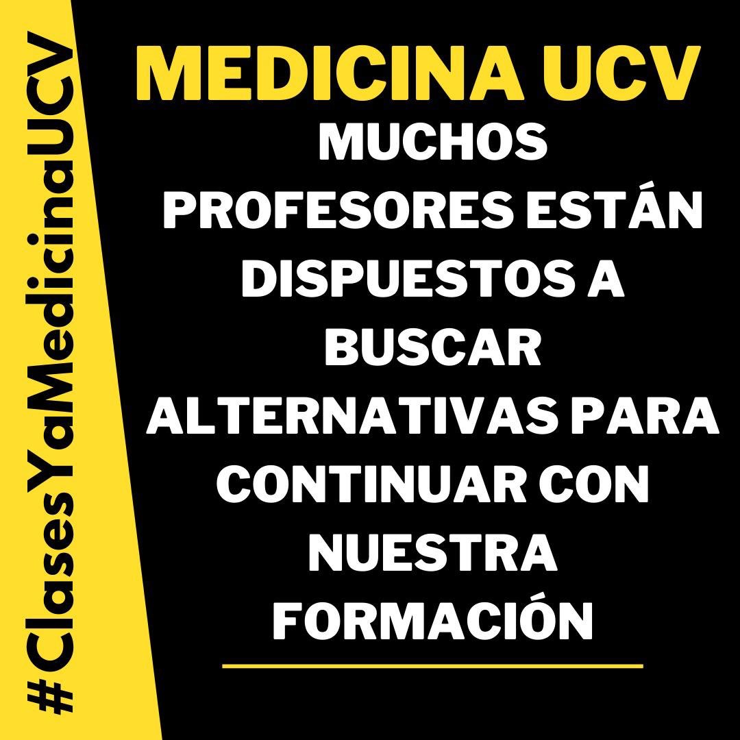 Vicente_CU's tweet photo. Como estudiantes queremos fijar nuestra postura ante la necesidad de continuar con nuestra formación. No es un berrinche, el próximo año muchos ambulatorio quedarán desatendidos por falta de internos. #ClasesYaMedicinaUCV https://t.co/51FlZyv9J0