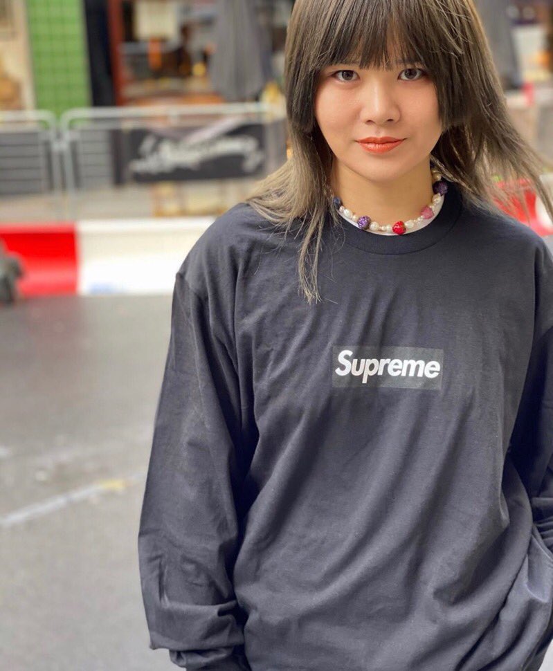 supreme Box Logo L/S Tee - Tシャツ/カットソー(七分/長袖)