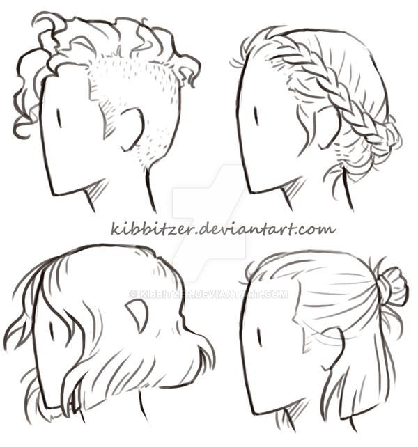 Female hair reference. (Short)