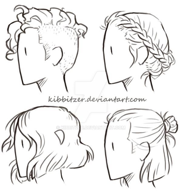 Speed Draw: Messy, Curly Short Hair Drawing - LZM Studio