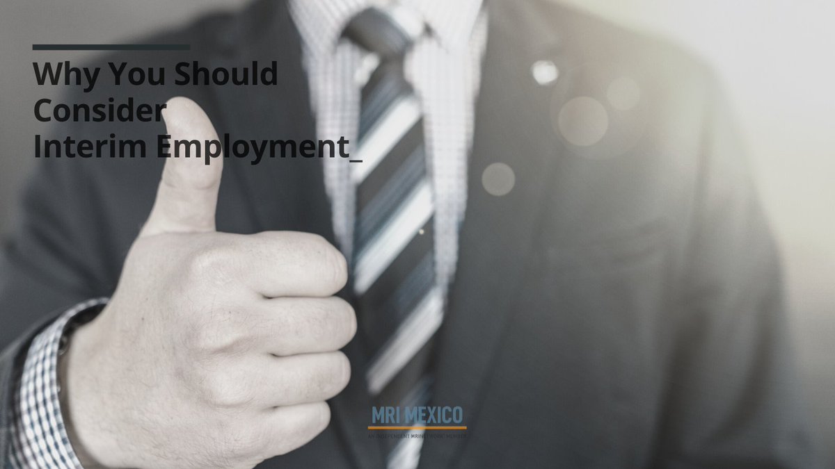 MRIMexico's tweet photo. Tim Ozier, MRI's Sr. Sales Director, discusses why exploring an interim role may be the right choice for you.

https://t.co/my2F4nsbhp

#MRIMexico #MRINetwork #WorldOfWork #ThisIsMRI #ExecutiveSearch #Recruitment #interim #contractstaffing #temp #consultant #coronavirus #covid https://t.co/frMkhJ0tan