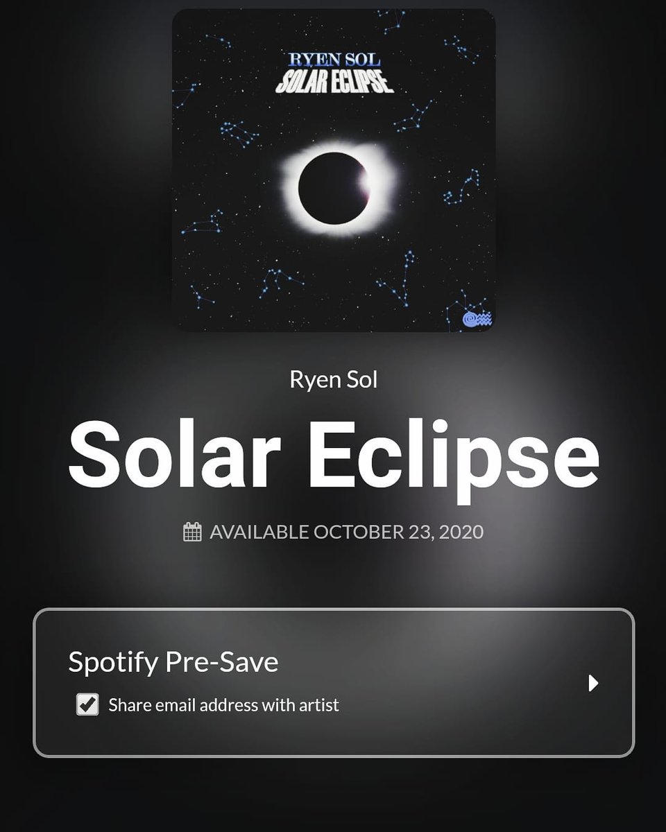 ryensol's tweet photo. The official tracklist for Solar Eclipse!! Super geeked!! My first full length album!! Took me 3 long years but it was worth the wait 🎊🖖🏾🎉

#ryensol
#gamerabeats 
#solareclipse 
#SOLAR 
#spiritwave
#NewBeginnings 
#NewAlbum 
#NewMusic 
#NewMusic2020 
#hiphop 
#musicislife https://t.co/L85uZ6xDT9