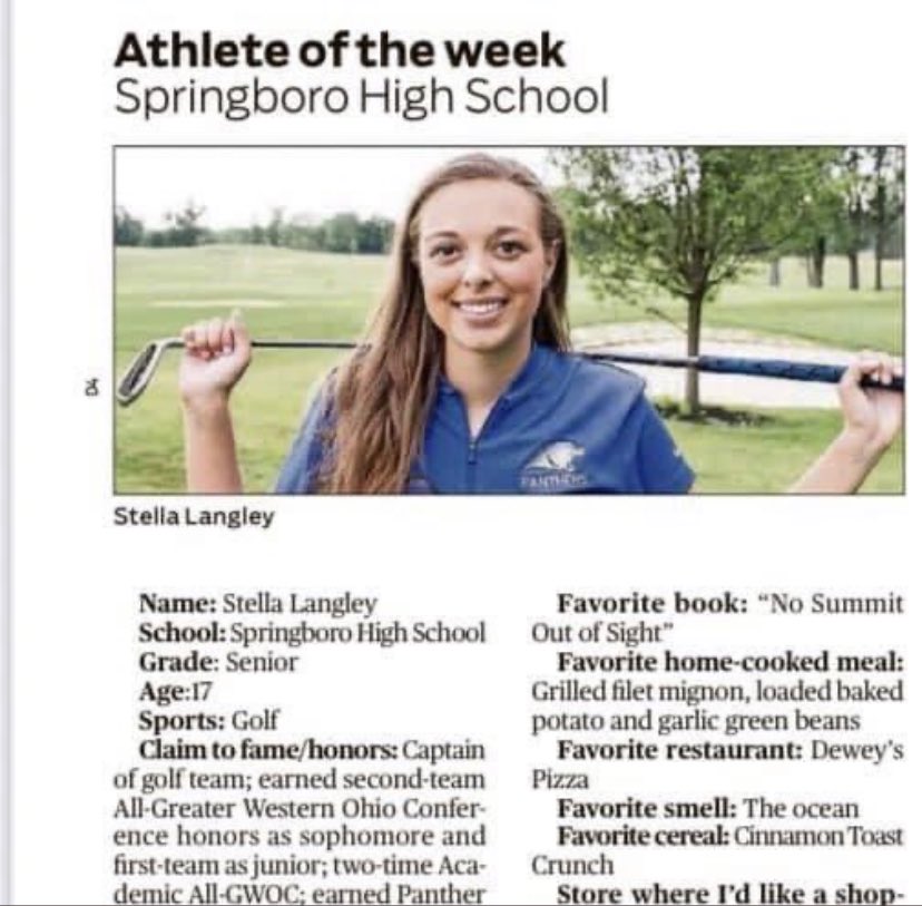 heatherwoodegc's tweet photo. Congrats Stella! #athleteoftheweek #EscapeFromAverage https://t.co/uiMlWzZZku