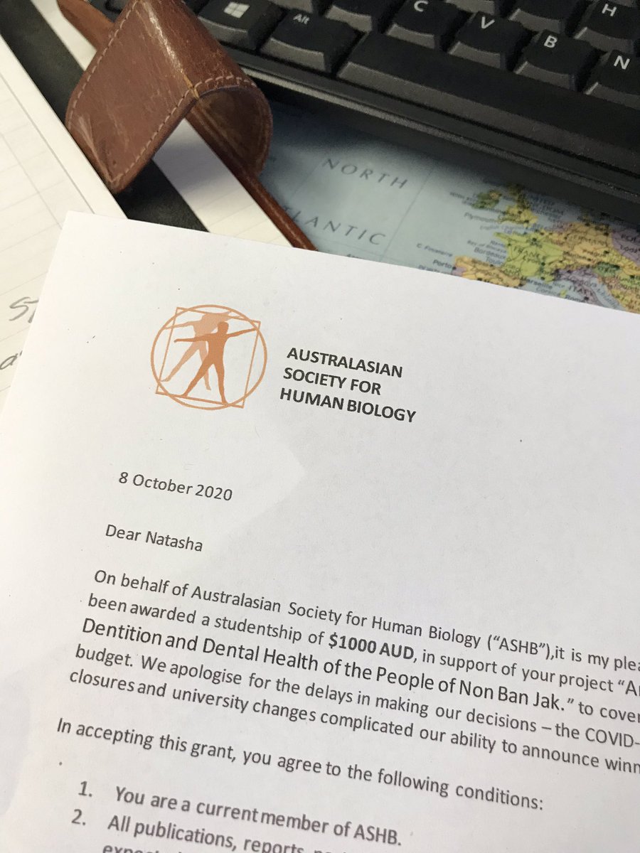 PotsStonesBones's tweet photo. Thank you @AusHumanBiology for awarding me a studentship for my project on the #dentition in Iron Age #Thailand! I am so excited to get this project completed! Now to write that abstract for #ASHB2020. β€οΈππ¦·πͺ#bioarchaeology #biologicalanthropology #bones #teeth #LetsDoThis https://t.co/OxeOFR9tw8