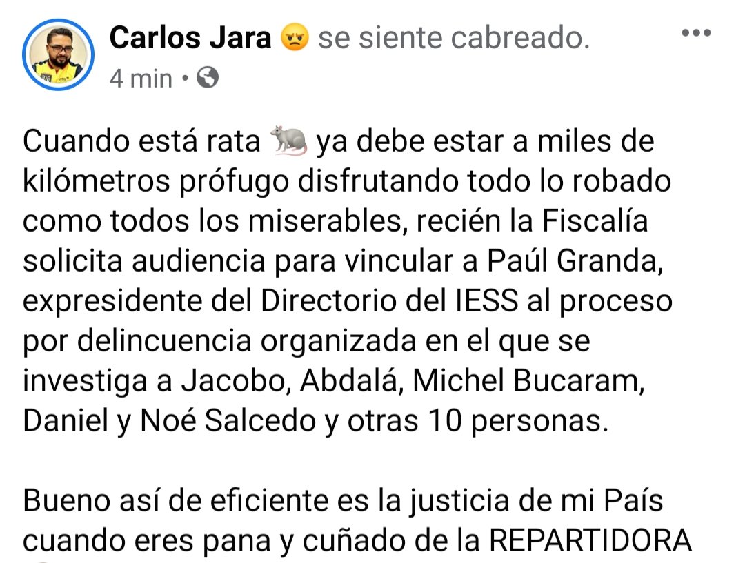 CarlosJaraJarri's tweet photo. @lahistoriaec RATA🐀🐀🐀 https://t.co/N0NoDcmDC0