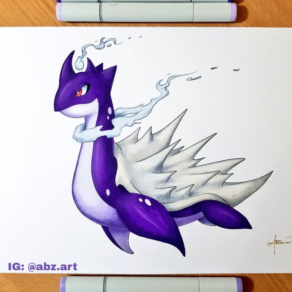 TrainerINTEL's tweet photo. This ghost-type Lapras concept is incredible 😍

Via: @abz_art https://t.co/OSPYRkpqbP