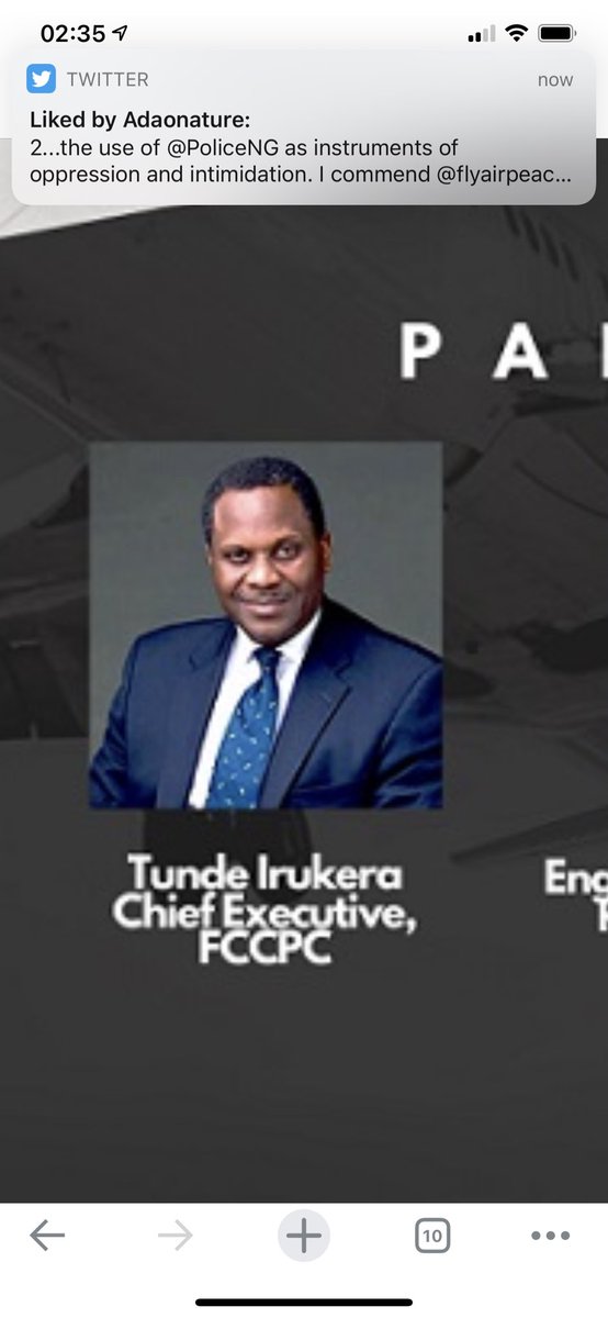 So, just to summarise, my wife and I filed a complaint over 3 months ago before  @fccpcnigeria  @TundeIrukera seeking  #justice against  @flyairpeace for the abominable violations of my wife’s consumer rights committed against her in an industry regulated by  @NigerianCAA 