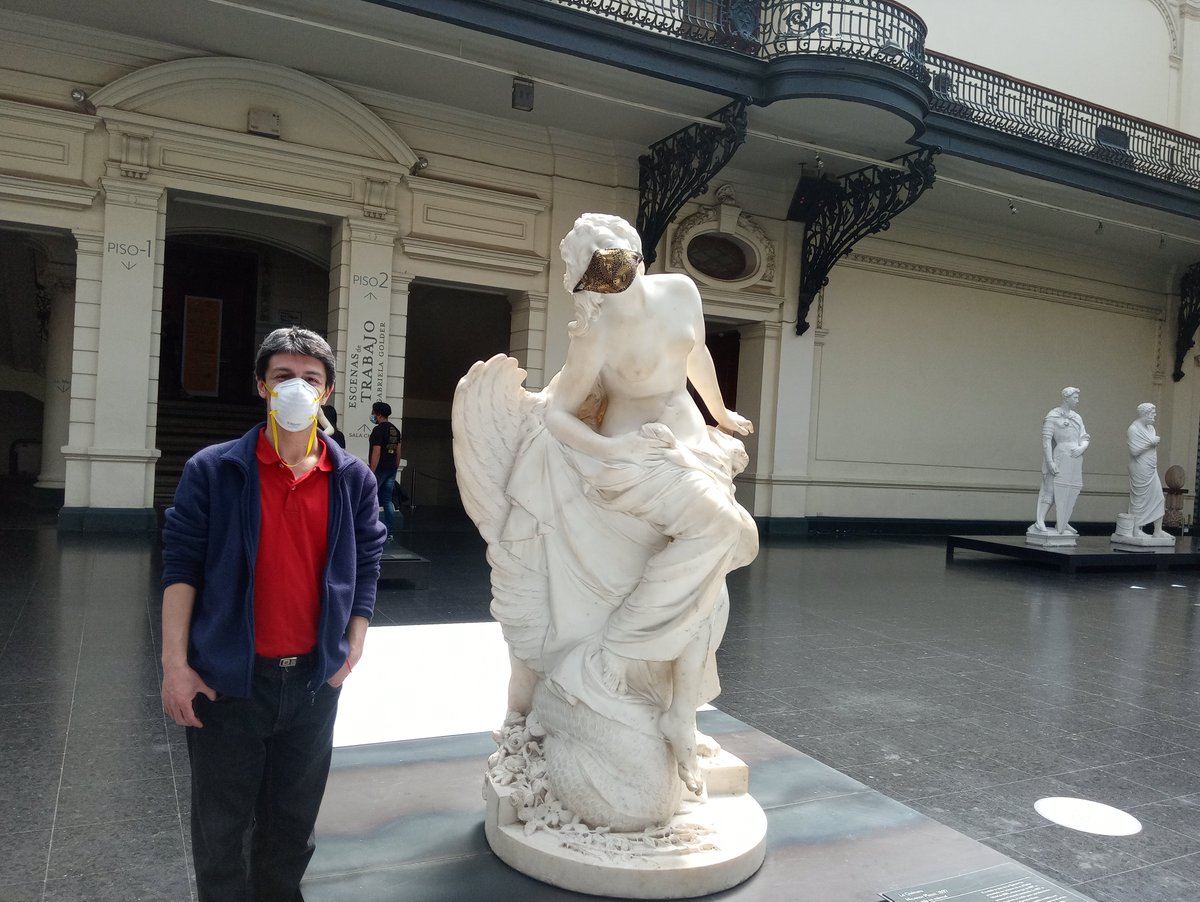 KAracena2's tweet photo. Hoy 08-Oct-2020 reabrió el Museo de Bellas Artes @MNBAChile en Santiago, después de 7 meses cerrado por pandemia. Se deben inscribir con anterioridad para poder visitarlo. Interesante y feliz de haber visitado el hall central y la sala Chile #TurismoCultural #Museos #BellasArtes https://t.co/E44BOOXYf1