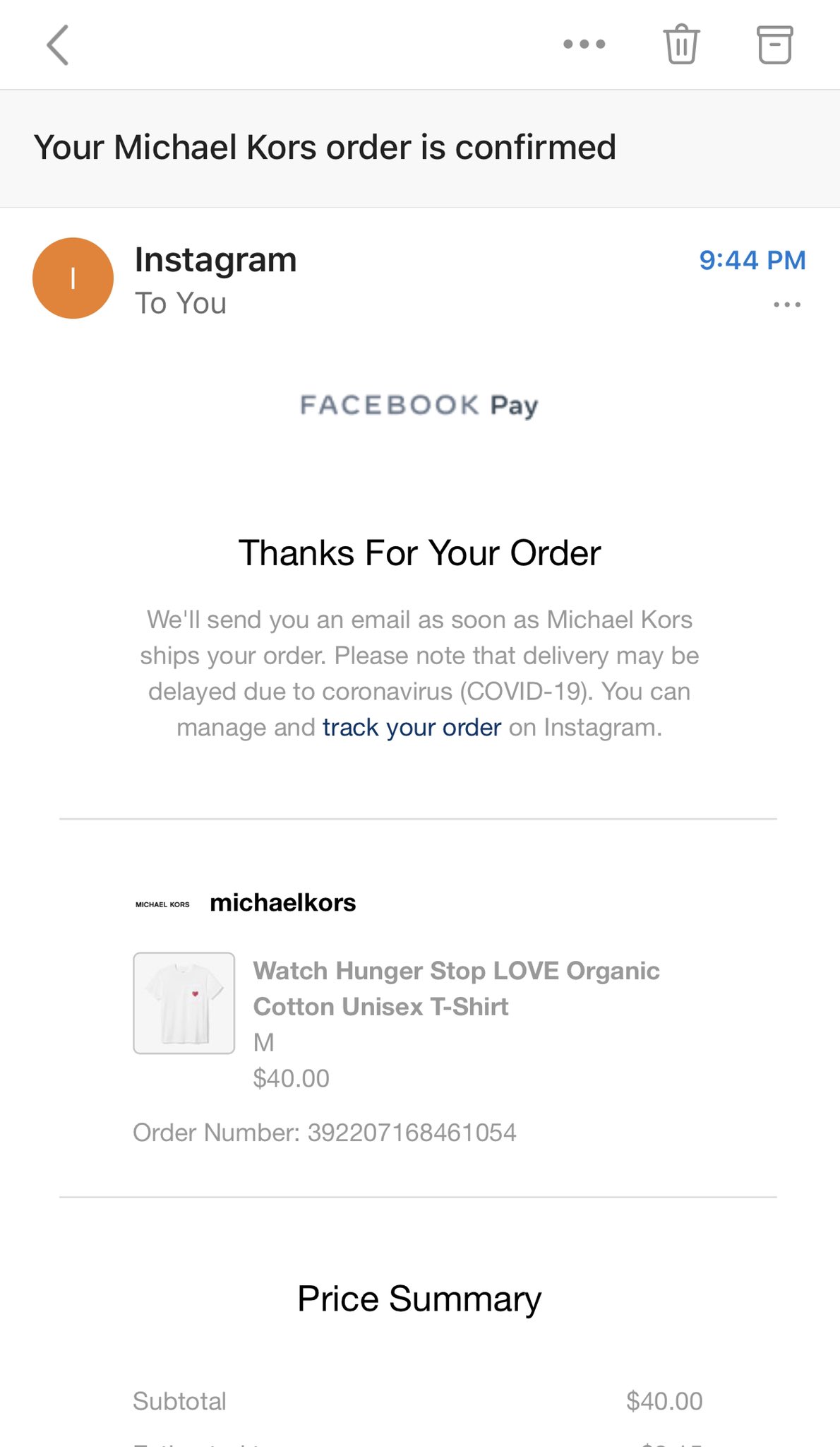 Descubrir 41+ imagen michael kors shipping tracking Thptnganamst.edu.vn