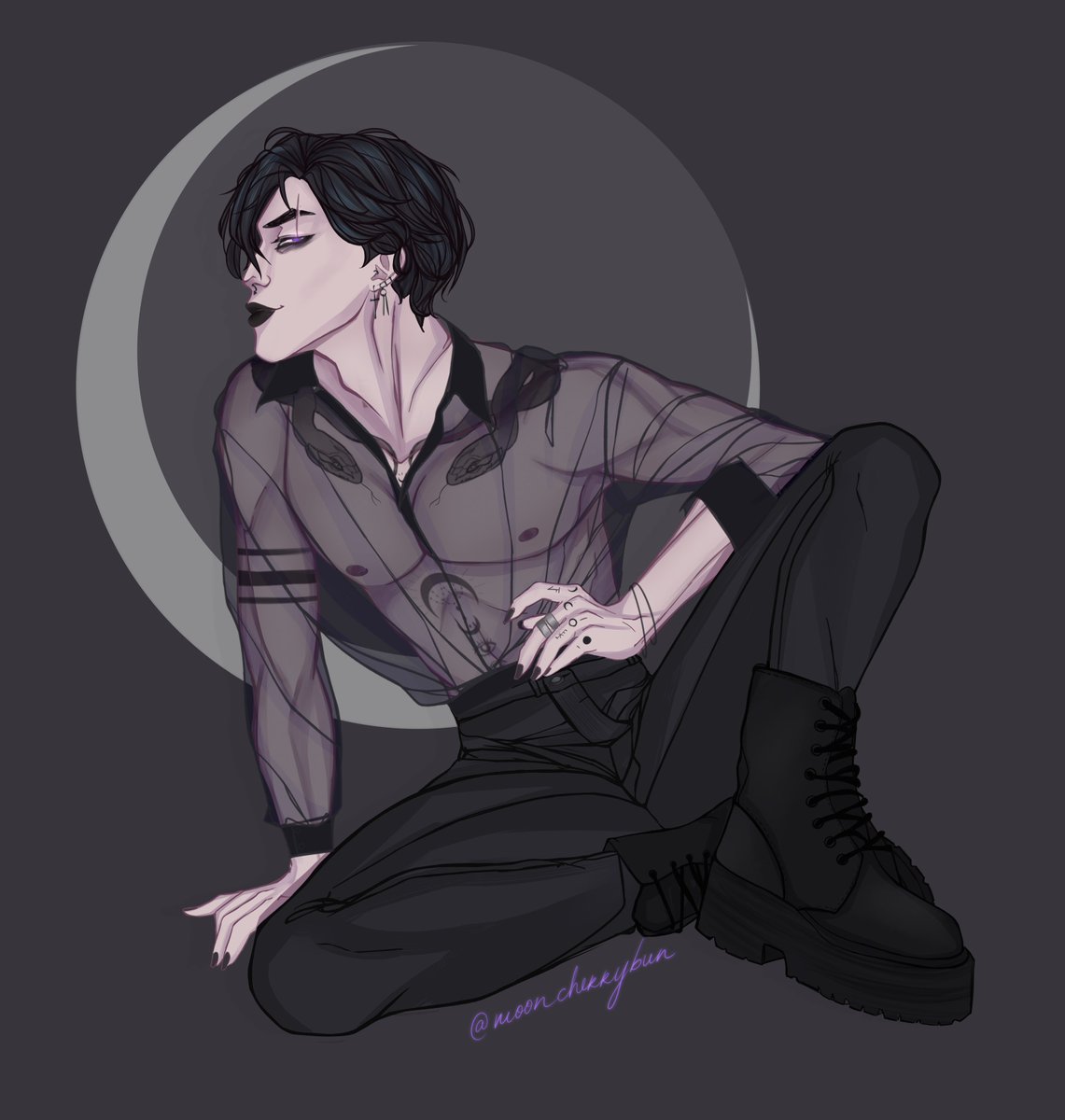 hela_boo's tweet photo. ok i just thought that peachy vampire needed a witchy boyfriend https://t.co/E3yk0oitaQ