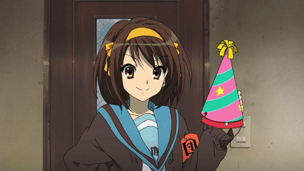 10/8 is Haruhi Suzumiya\s birthday! Also coincidentally VA Aya Hirano\s.
Happy birthday! 
