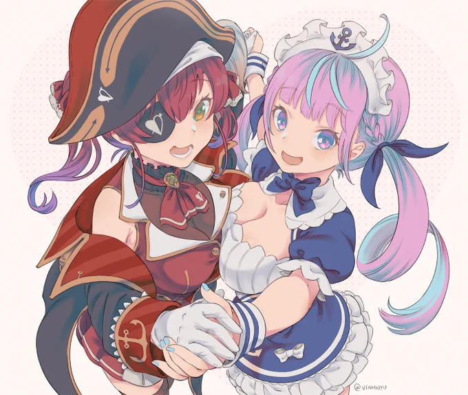 相性100%!
LOVE❤️LOVE⚓️AQUAMARINE?‍☠️GO!!

#アクアマリン号完結編
#あくあーと
#マリンのお宝 