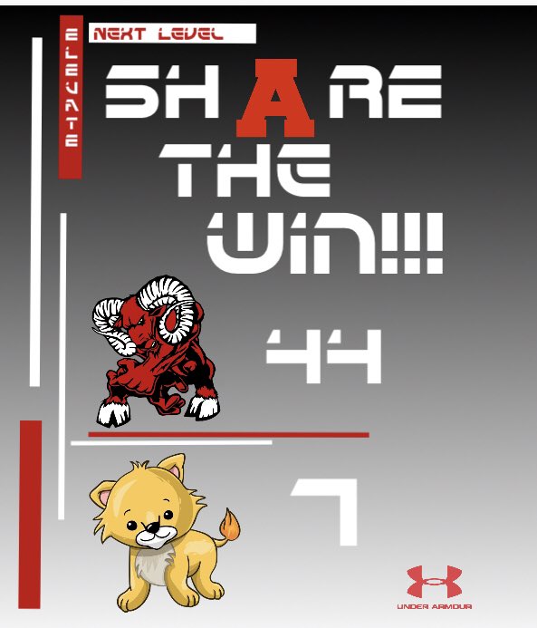 RAMS WIN!! Tonight your Rams slobber knocked the lions 44-7 for the first region victory in program history. SHARE.THE.W!!! <a href="/AHS_Rams/">Asbury High School</a> <a href="/AsburyHome1/">Asbury@Home</a> <a href="/Asbury_Football/">Asbury Rams Football</a> <a href="/qsbscoreboard/">WQSB High School Football Scoreboard</a>