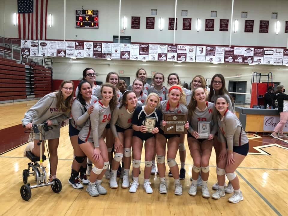 Lost a tough one tonight but proud of our efforts. District runner up and on to regionals. Congratulations to Kara Brantley for being named to the all-tournament team and Avery Jolley for being named tournament MVP!!!