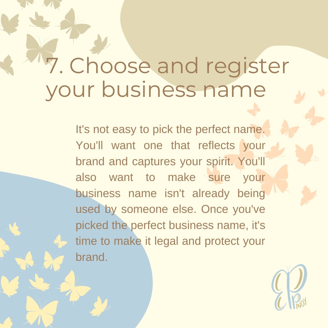 PilingPinoy's tweet photo. Consider these steps to start your business from scratch.  

🦋 Always keep in mind that A successful business starts small 🐛 https://t.co/fXX0jqwjjW