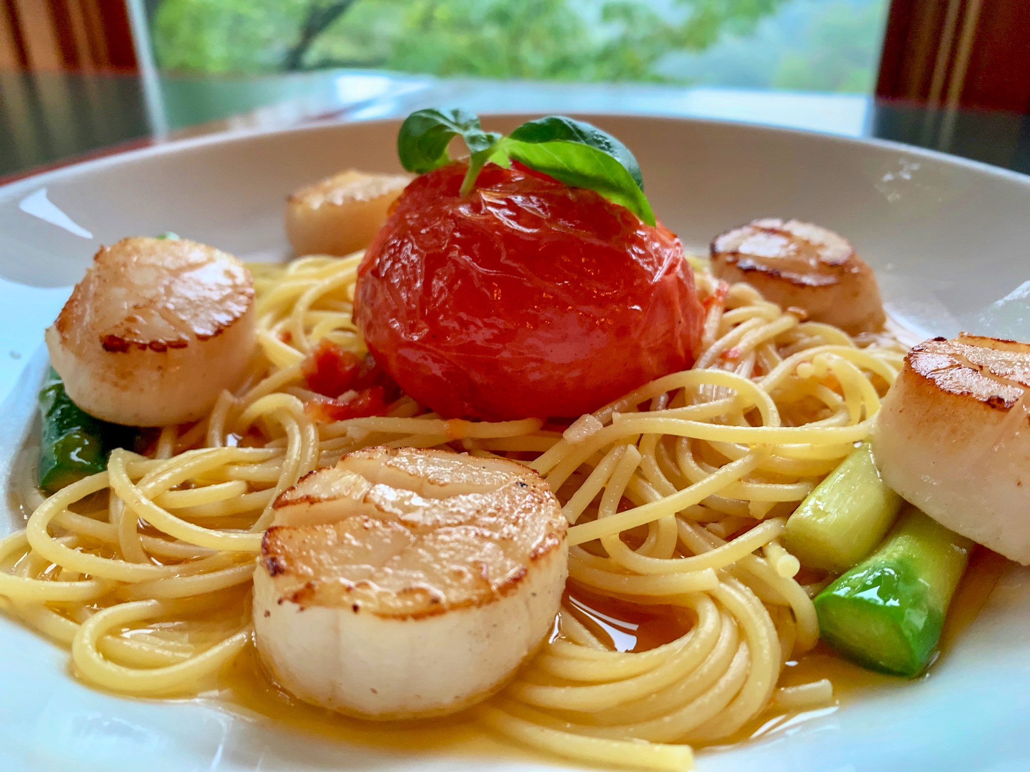 しらたま 日光市 山のレストラン ホタテのグリルとトマトのスパゲティ 栃木県 日光市 所野 山のレストラン 明治の館 パスタ スパゲティ T Co Vrsknppy14 Twitter