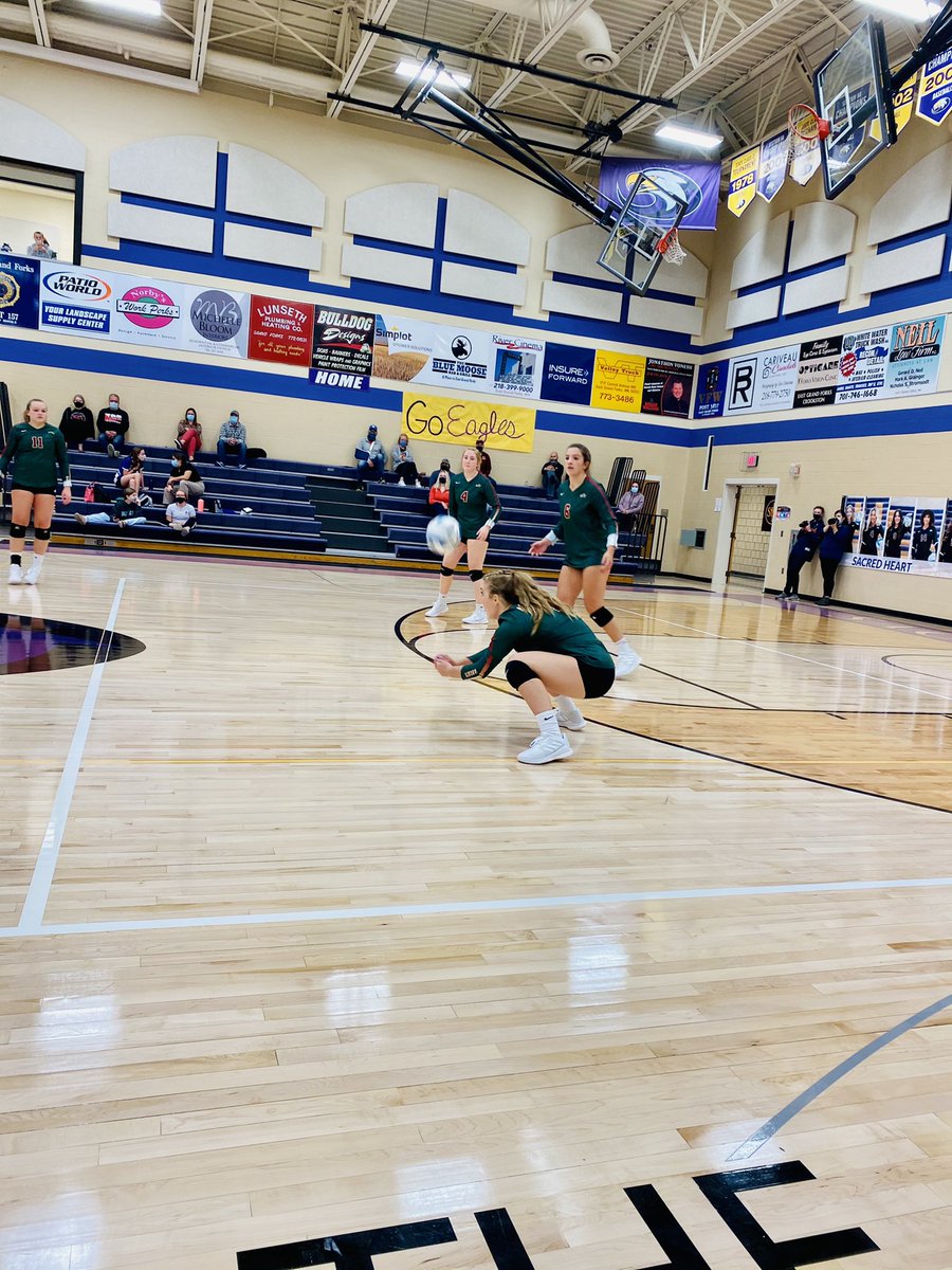 KccVolleyball's tweet photo. Kicked off our season with a win over Sacred Heart, 3-1 (25-16, 26-25, 22-25, 25-15)! 
@MNVBCA @MSHSLjohn @mnvolleyballhub 
#aTeamAboveAllAnoveAllATeam https://t.co/WPLSnJs88P