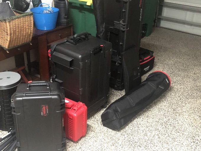 Me: &ldquo;yeah. I&rsquo;m going to pack light. I don&rsquo;t want to lug too much shit around.&rdquo;  Also me: https://t.c